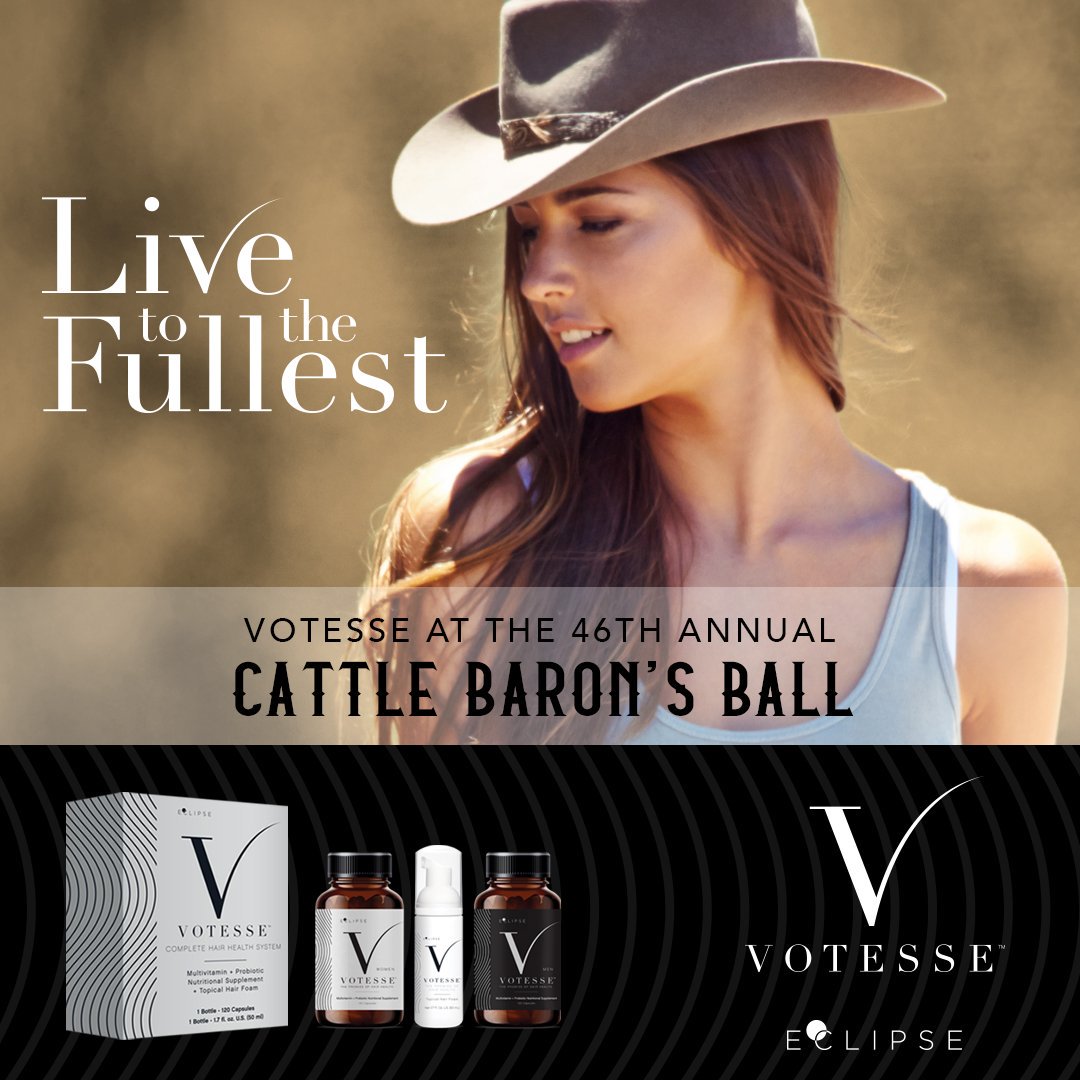 EclipseMed's tweet photo. 1 day until #Votesse makes its debut at the #Cattlebaronsball. We just can’t wait! Learn more: https://t.co/XaVjwTQlQu #donate#AmericanCancerSociety#Votesse#Hairhealth https://t.co/yWXgqGSRpH