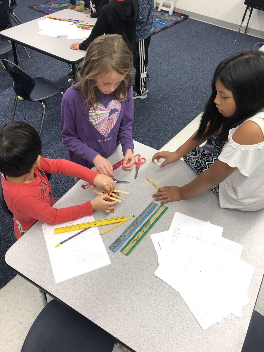 Day 2 with <a href="/StpierreAmy/">Mrs. Amy St. Pierre</a> was all about collaboration, design, and construction! #steam <a href="/HilliardWolves/">Washington Elem</a>