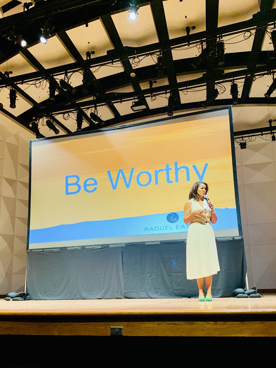 obryan_megan's tweet photo. #blackdiamondsCLE19 Conference kicking off with great inspiration by @RaquelEatmon. 💕 Two days of uplifting and inspiring African American women and girls @TriCedu https://t.co/PkzvRsSjq1