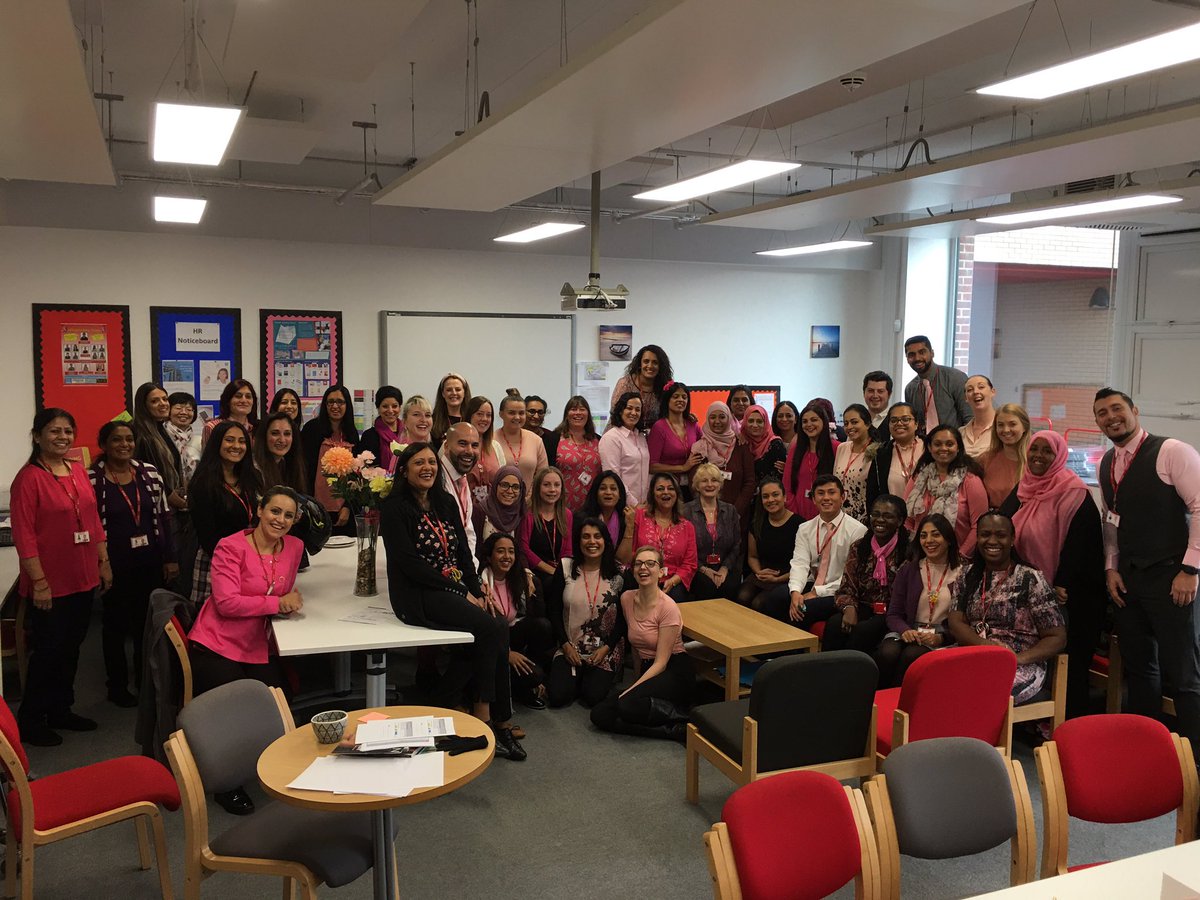 Well done Priestmead staff for dressing in pink to raise money for Breast Cancer Research UK! #priestmeadproud #wearitpink