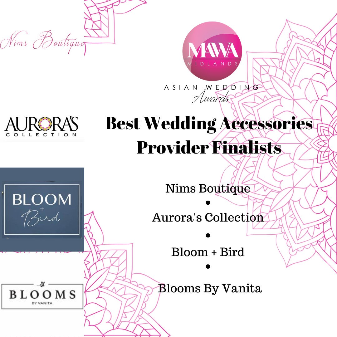 MAWA 2019 Best Wedding Accessories Provider Finalists