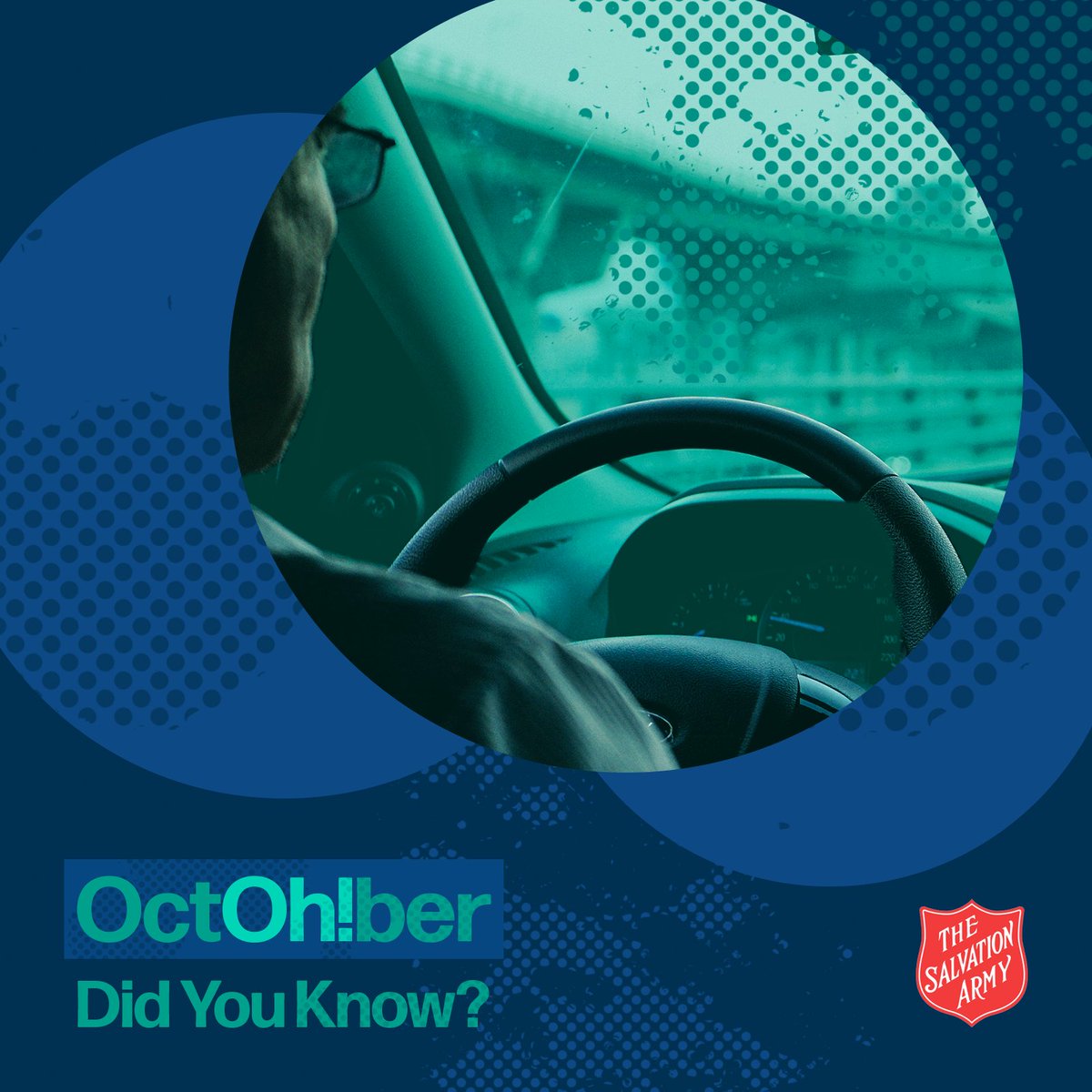 Did you know… The Salvation Army operates 13 driving schools. #octOHber