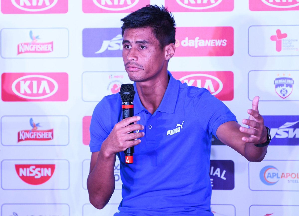 "All the midfielders at this club are quality and I'm aware that I haven't played a lot of football lately, but I'm motivated by the challenge. I want to contribute as much as I can." <a href="/eugeneson10/">Eugeneson Lyngdoh</a> #BENNEU