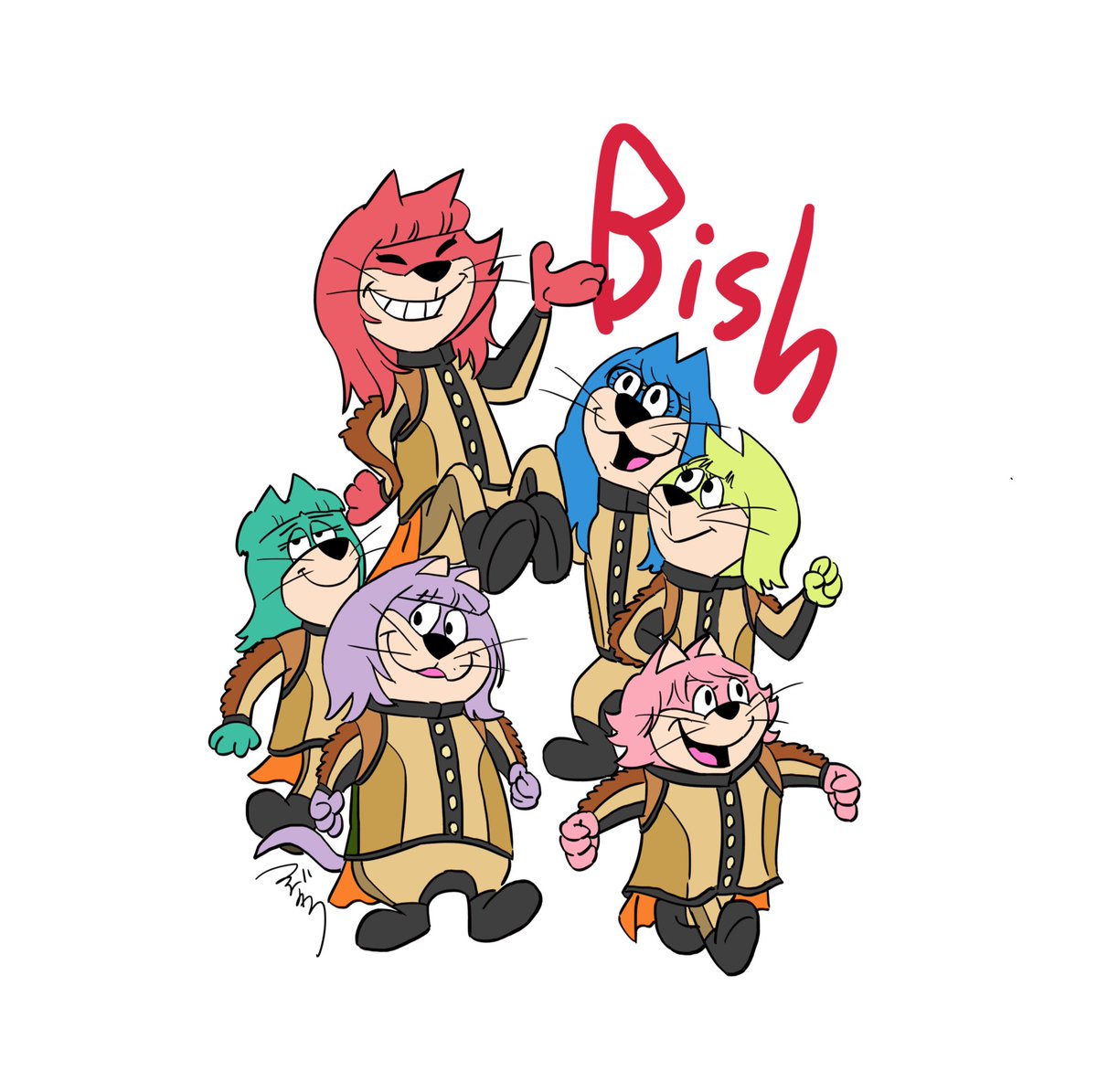 Bish描いた Bish Bish Ayunid Bish ミドリカワ のイラスト