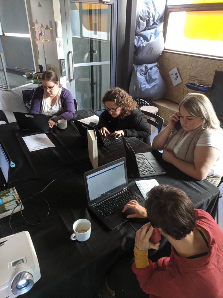 MrJohnSear's tweet photo. Finally finished 7 weeks of talks & workshops! :)
Projection Mapping @BM_AG
Twilio @ArtsConnectWM @BOMlab
AMoM @brumindies
EscapeGames @Spectra_Arts
Immersive Theatre @STEAMhouseUK
Future of #EscapeRooms #ERIC2019
DIY Interactive @swmuseums
Next stop @frequency_fest with AMoM! https://t.co/208A1eNiuB