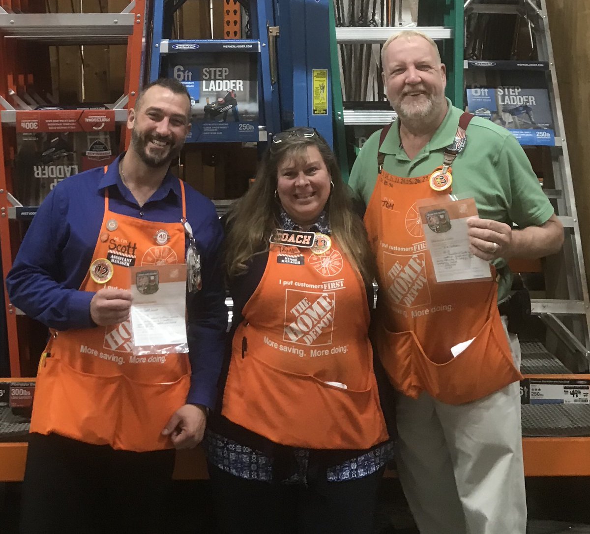 Tammy (@tammy16752196) on Twitter photo Great job Scott and Tom!! They received a customer compliment on the VOC for going above and beyond taking care of an appliance issue. <a href="/b_mungul/">Brian Mungul</a> @MYoungsonDSM <a href="/PaulDeveno/">Paul Deveno</a> @HDguyDE Great job Scott and Tom!! They received a customer compliment on the VOC for going above and beyond taking care of an appliance issue. <a href="/b_mungul/">Brian Mungul</a> @MYoungsonDSM <a href="/PaulDeveno/">Paul Deveno</a> @HDguyDE