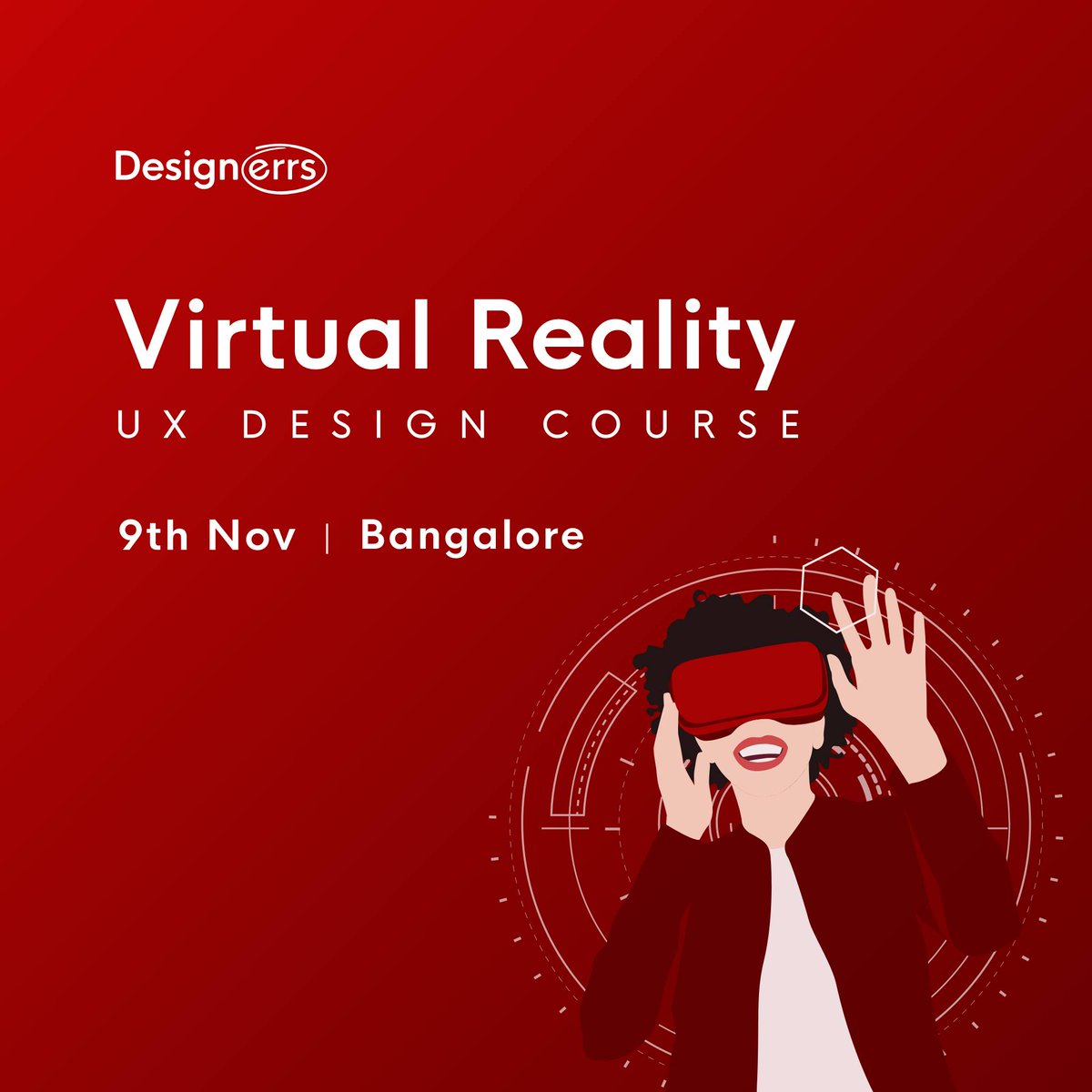 designerrs_acad's tweet image. #Design4VR

Learn UX &amp;amp; UI Design for Virtual Reality Experiences from scratch using Oculus and get mentored by VR design Industry experts from Samsung, Microsoft, NID's and IIT's.

Registrations Closing 7th Nov:
tiny.cc/UX4VR