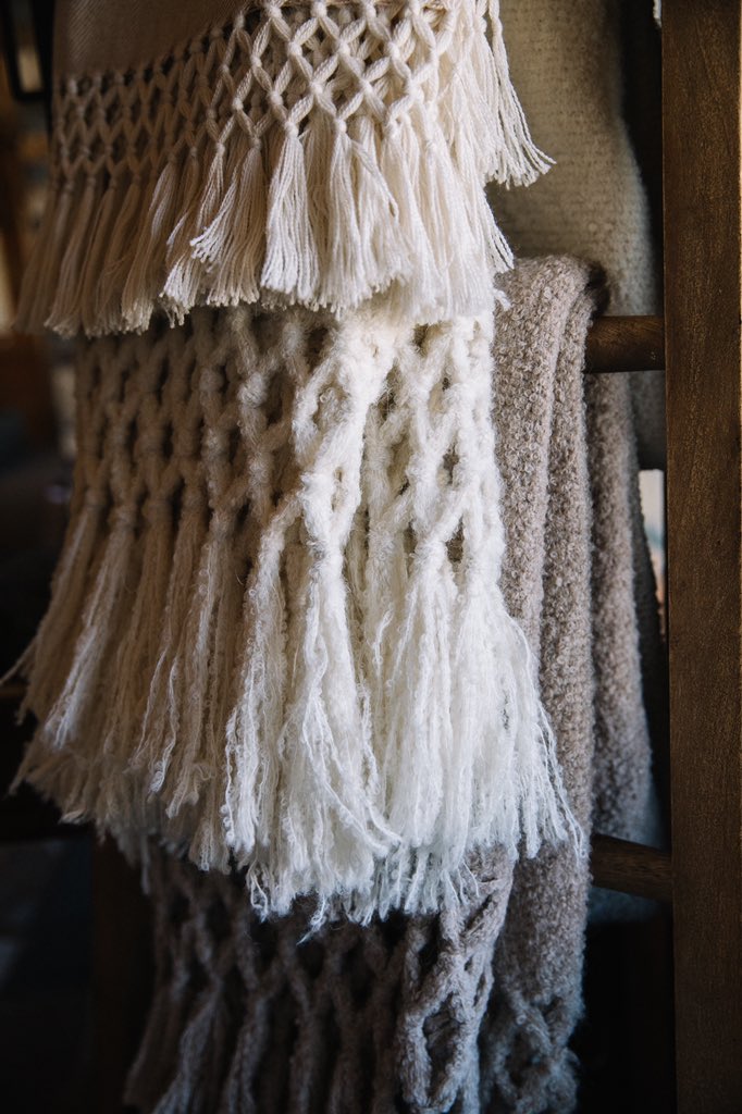 Fall into our luxurious Alpaca throws!  100% hand woven by Peruvian Artisans.  Available online and at our Tahoe store.  Read about them on our blog <a href="/HighCampHome/">High Camp Home</a>