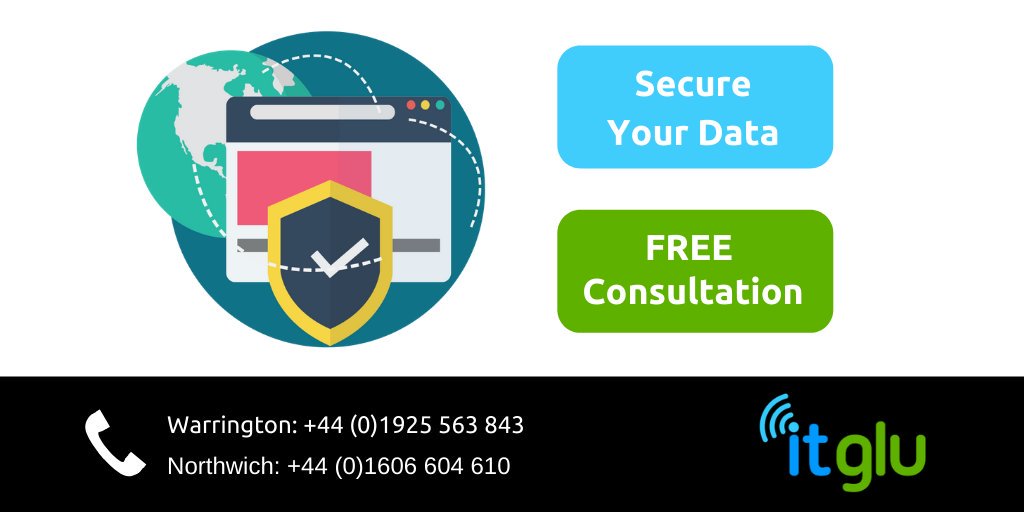 Anyone who witnessed <a href="/jonhalliday/">Jon Halliday</a> hack a laptop in front of your very eyes at last month's <a href="/WarringtonBEx/">Warrington Business Exchange</a> 'Technology Made Simple' event will know how important it is to make sure your data is secure...

Book your free consultation with itglu today: bit.ly/2qqidhb