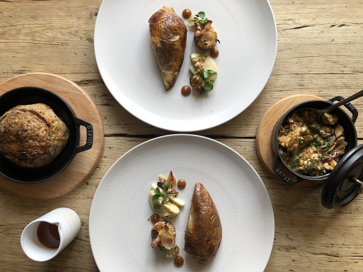 Our Cotswold White Chicken to Share is fast becoming one of our signature dishes here! Now served with Autumn 🍂 flavours of chestnuts, celeriac &amp; apple #Autumn #fall #pub #publife <a href="/AubreyAllen/">Aubrey Allen</a> #evolve #makeitnice #flavourfirst #aarosette