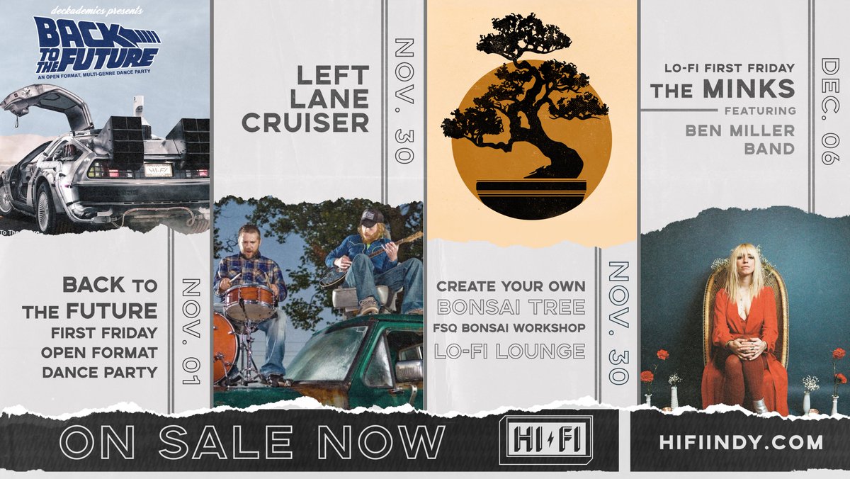 <a href="/mokbpresents/">MOKB Presents</a> <a href="/SunKingBrewing/">Sun King Brewery</a> <a href="/dogfishbeer/">Dogfish Head Brewery</a> <a href="/kevinmorby/">Kevin Morby</a> <a href="/cityofthesun/">City of the Sun</a> <a href="/Carmichaelband/">Carmichael</a> <a href="/TheSedonas/">The Sedonas</a> @TheMeridianCity <a href="/BYBYEmusic/">BYBYE</a> <a href="/Do317/">Do317</a> ON SALE NOW ⚡️

Tickets available at hifiindy.com 👇