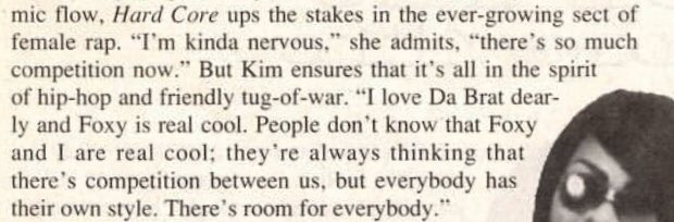 The year 1997 approaches. The comparisons & rumors continue, but they remain cool despite the he say/she say