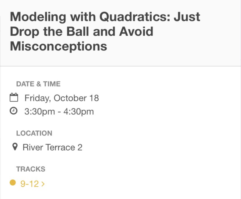 AlgebraNationFL's tweet image. Quadratic Modeling in River Terrace 2 with Amy and Darnell! Come join us! #FCTM2019 #alg1chat #AlgebraNation