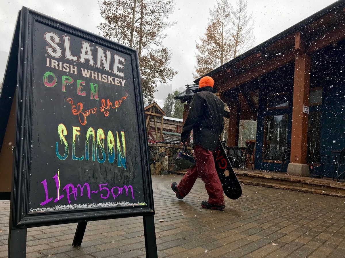 KickapooKeyston's tweet image. The snow is falling in Keystone and the Kickapoo Tavern is up and running with a full menu and some exciting new food and drink options! Stop in this weekend and rest those early season legs!