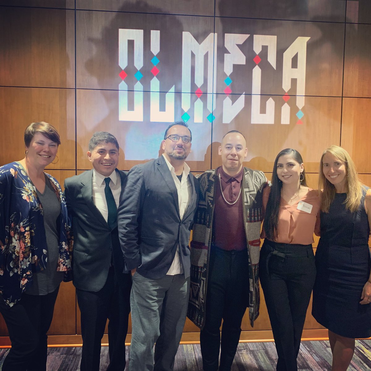 jmu_spanish's tweet photo. College of Arts and Letters Faculty @jmucal with OLMECA after the Madison Hispanic Caucus Annual Banquet.
From our Foreign Foreign Languages, Literatures, and Cultures Department: Karina Kline-Gabel and Yenisei Montes de Oca.
#jmulanguages #jmuspanish #HispanicHeritageMonth https://t.co/1hKXmZ5yZm