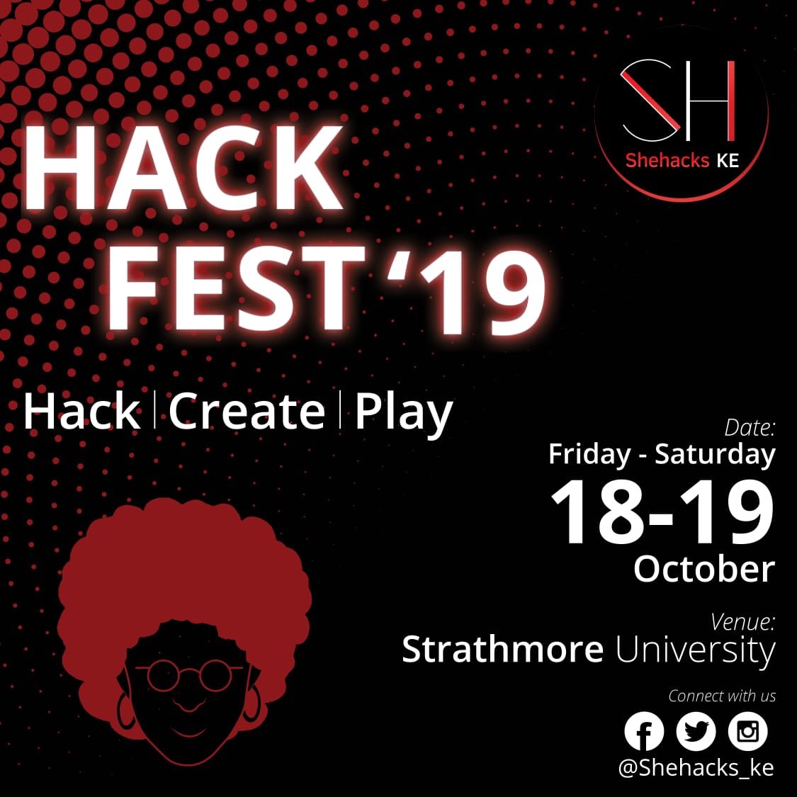 I’ll be boot scootin’ and keynote speechin’ in Day 2 tomorrow. <a href="/shehacks_ke/">SheHacks KE #SheHacks2025</a> #hackfest2019