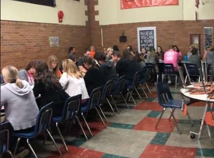 The Charles Boehm MS teachers participated in Embedded Formative Assessment "Speed Dating" for their monthly faculty learning session.   Principal Bloom: "The staff is focused on building relationships and being excellent!" #BoehmPride