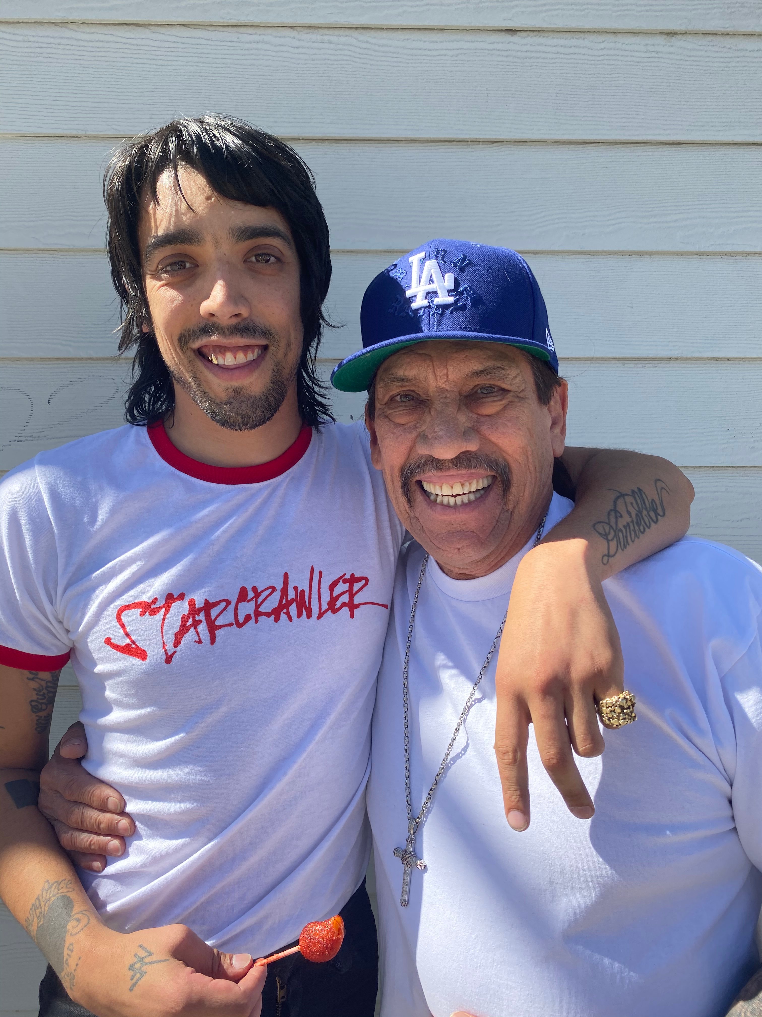 Danny Trejo on X: "Happy to be home with my son Gilbert, even if it's just  for one day! If you haven't told a family member you love them today, tell  them