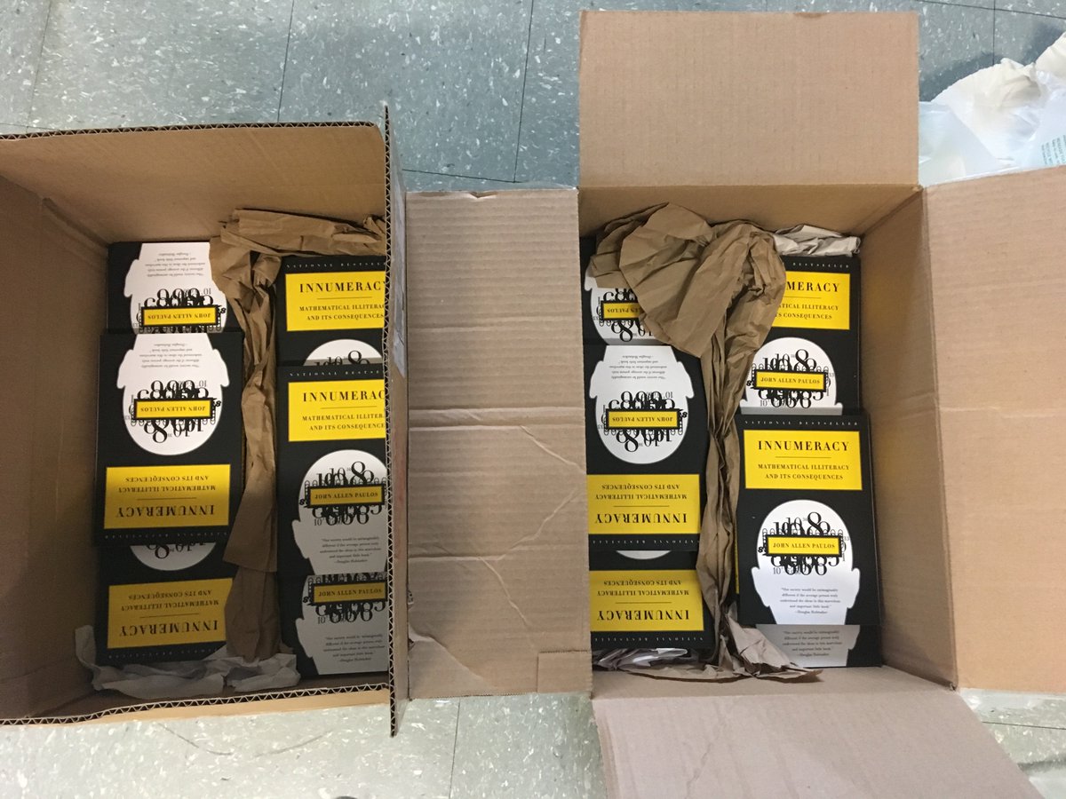 _b_p's tweet image. Finally received these. So excited to begin reading it with my algebra 2 kids. #alg2chat  @JohnAllenPaulos
