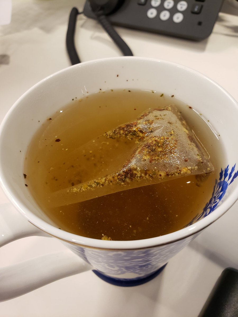 My mid-afternoon tea throws caution to the wind and decides to steep FOREVER. Bwahahaha! #FridayFeeling