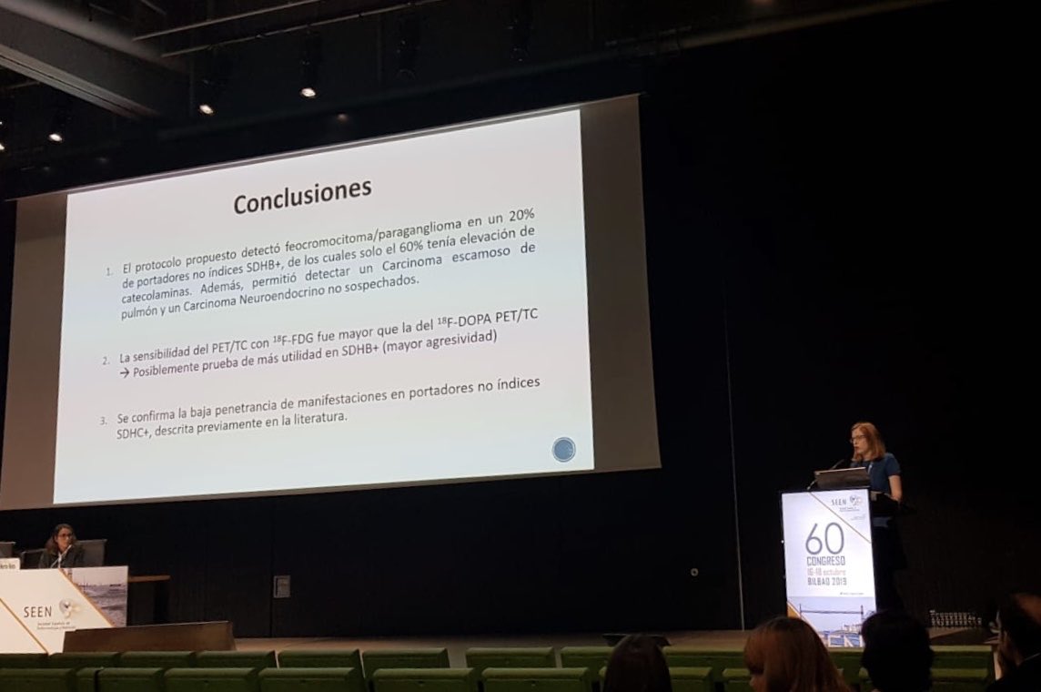 EndocrinoHUVR's tweet photo. Resultados protocolo multicentrico de seguimiento portadores no índices de mutaciones en SDH B y C
Dra. Romero @HospitalUVRocio
DraTous @HUVMacarena
Dr. I Fernandez @AGSSurSevilla
Utilidad PET/TAC 18F-FDG en SDHB+
#Endohuvr #MedNuclear
#60congresoseen @sociedadSEEN https://t.co/7WJkJSyQvu