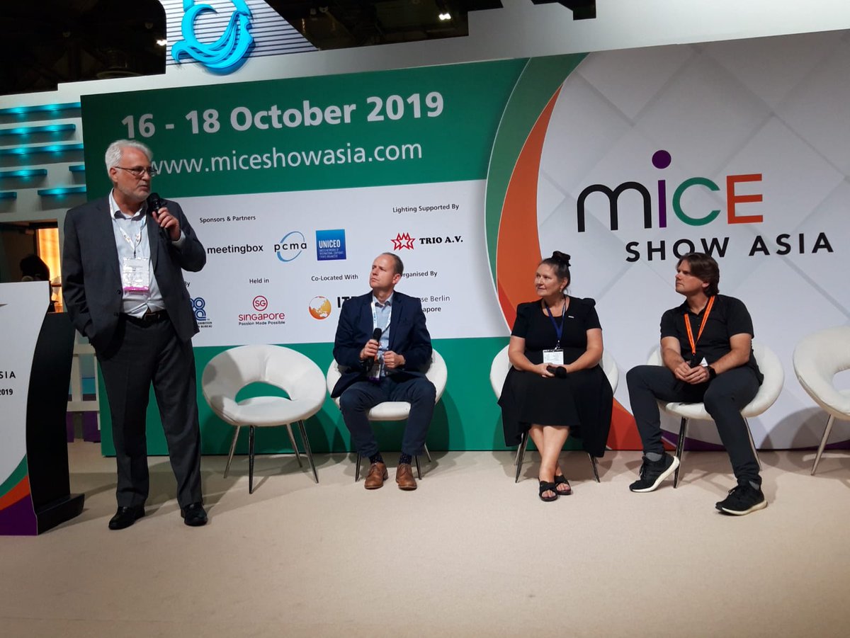 IanQuartermain3's tweet photo. A productive few days had at @ITBAsia in #Singapore! Really enjoyed hosting a panel with @WINHQ @TTC_Edinburgh and @HotelPlannerCEO, thanks for taking part. Lots of interesting discussion around why and how TMCs can get involved with M&amp;E, and how event tech could help. https://t.co/cDPpxj2iSH