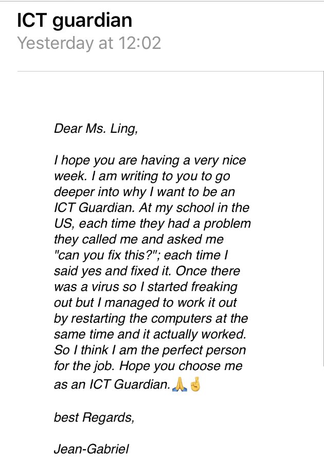 mslingisp's tweet photo. eMail netiquette plus students leadership initiative have been the highlights for the digital citizenship week in G5! #ISParisIB, #digital-citizenship https://t.co/lsP4XWkvTs