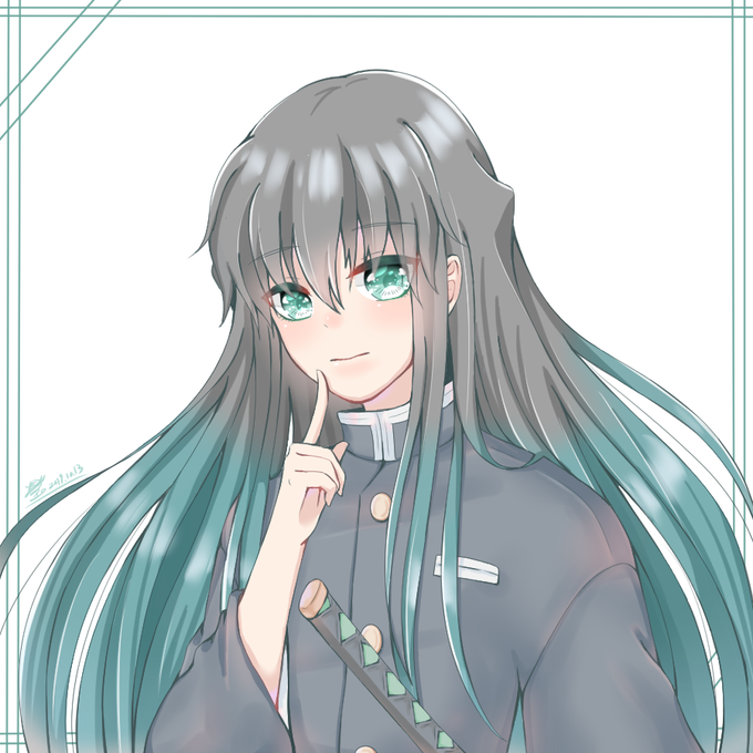 螢 ホタルさんがTwitterに投稿した時透無一郎(鬼滅の刃)のイラスト。