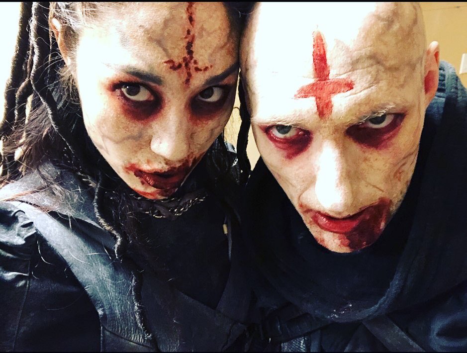 JCheonGarcia's tweet photo. Miss us ? 👅 #VanHelsing new Ep tonight @syfy #ScaVory #MyBeloved #JoinTheSisterhood She will Rize ⚰️ @RowlandPidlubny https://t.co/CKAIywlsqA