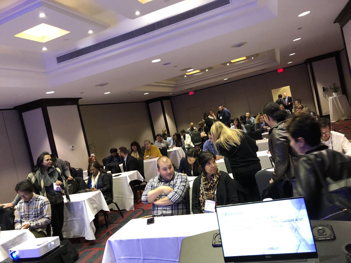 ImranSajidATL's tweet photo. Just spoke about #SAP #SuccessFactors #Payroll #PayrollControlCenter #EmployeeCentralPayroll to a lovely and engaging group with a full room at the #ASUG #HR and Payroll conference here in Toronto https://t.co/icxjPLQWWG