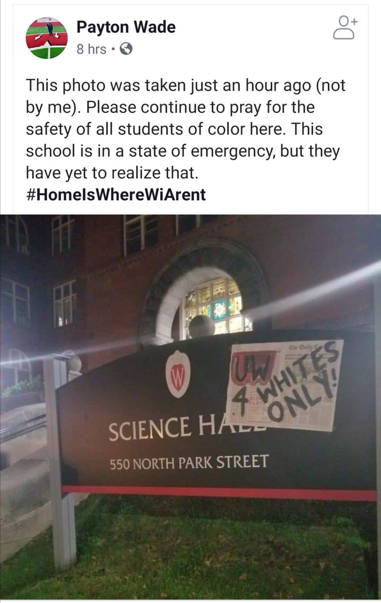 palcarajotebote's tweet photo. Feels like the same experience for me at @Cornell University. 
#MyAFSJourney #ScienceAlly #Champion #MyAFSNightmare #Cornell #AllianceForScience
#AllianceForWhiteSupremacy #CornellRacism #CornellForWhitesOnly
Read here:
https://t.co/0UivCTsyr3 https://t.co/5T9nlH5QyF