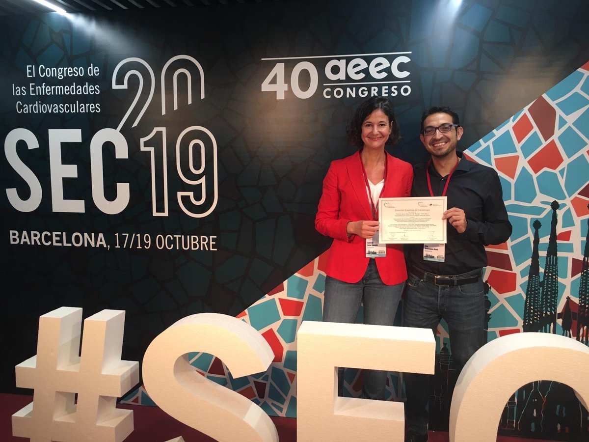 SVCardio's tweet photo. Enhorabuena a @acorderofort de @cardiosanjuan y @PatriciaPalau1 @EloyDomnguez6 @yulnunezvill de @GVAdepsalutcs @UJIuniversitat @GVAclinic @incliva_iis @SVCardio por los premios a los mejores artículos en @RevEspCardiol en #SEC19 @secardiologia @mi_cardiologo @ValleAlfonso https://t.co/KQ5nPd1idL
