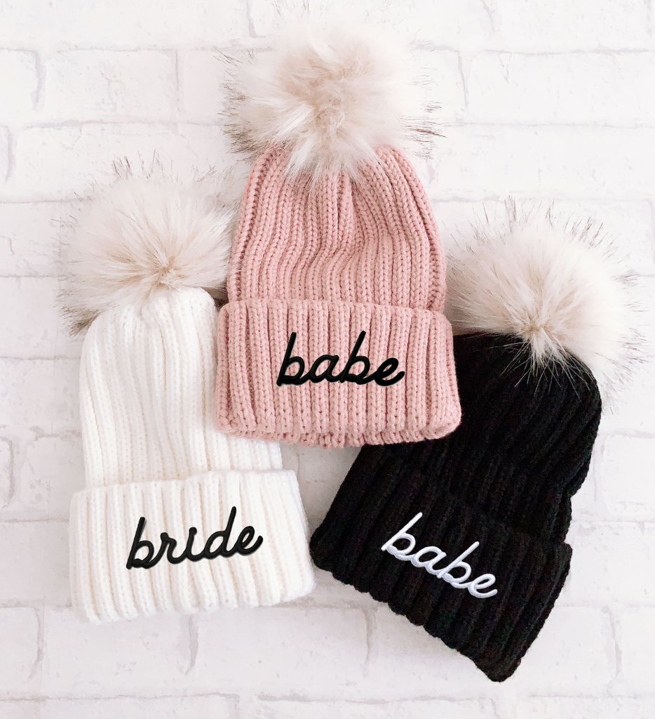 WedFavStore's tweet photo. Cute patch #beanies now in our shop! They're knitted (super warm) + comes with a pom pom (so soft). ✨

Shop it here: https://t.co/wczWicvCD0 https://t.co/txnEgbg0gE