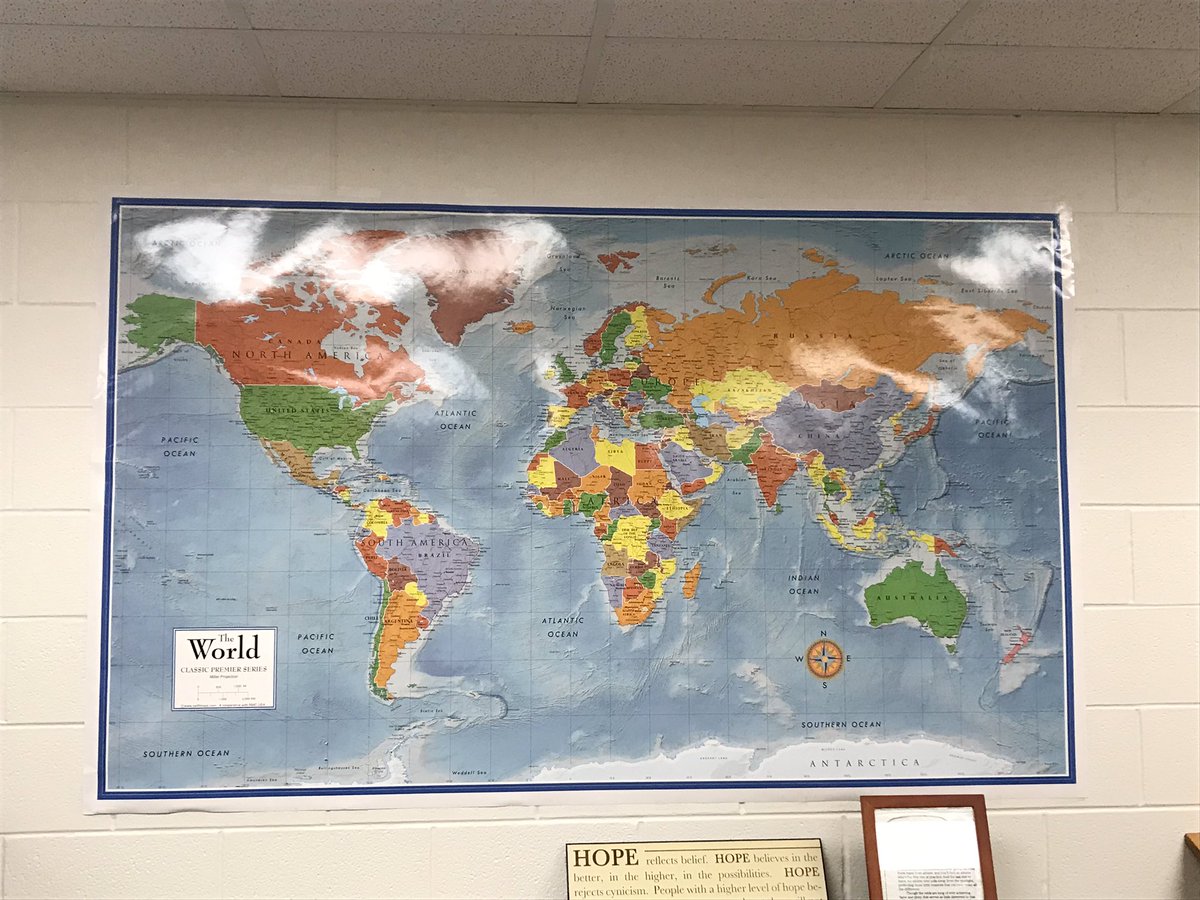 Amy_E_Green6's tweet image. Love our new class map! Current events have shown me and my students that we don’t know our global geography! We will now! #TeachingIsLearning #AmazonPrime #PrimeEveryTime #DoNotTellJimmyISpentMoreMoneyForMyClassroom 😂