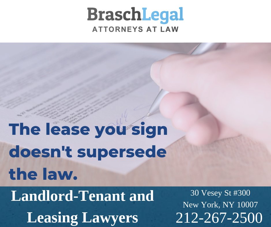 JustinCBrasch's tweet photo. If you sign a lease that includes rules that violate tenants' rights, the fraudulent policies cannot be enforced by the landlord or law.  If you get to any entanglement, we are here to help, just give us a call.

#justinbrasch
#lawofficesofjustincbrasch
#lawyersinnewyork https://t.co/LBihV126mX
