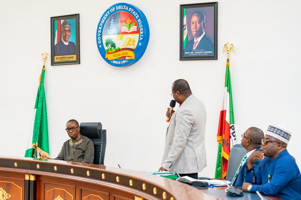 IAOkowa's tweet photo. At the meeting, I spoke about how my administration has been working to enhance and expand our contributory health scheme by paying the premiums for both pregnant women and children under 5-years old. https://t.co/KEIFuzB2D9