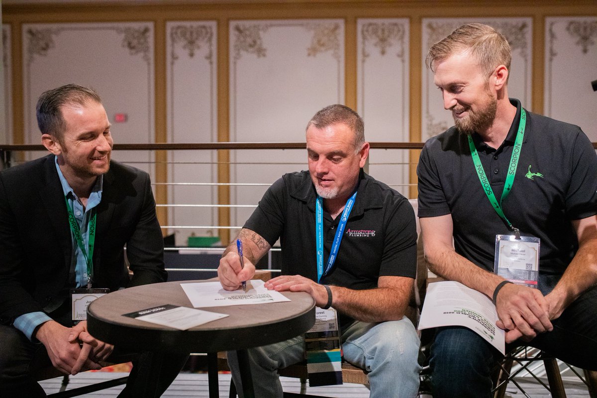 Congratulations to Forest Dunning of @armstrongplbg, the WINNER of the 2019 Ram 2500! 🎉 Thank you to everyone at <a href="/ServiceWorldXpo/">Service World Expo©</a> who entered to win, we can't wait to see you all again next year! #ScorpionSWE2019