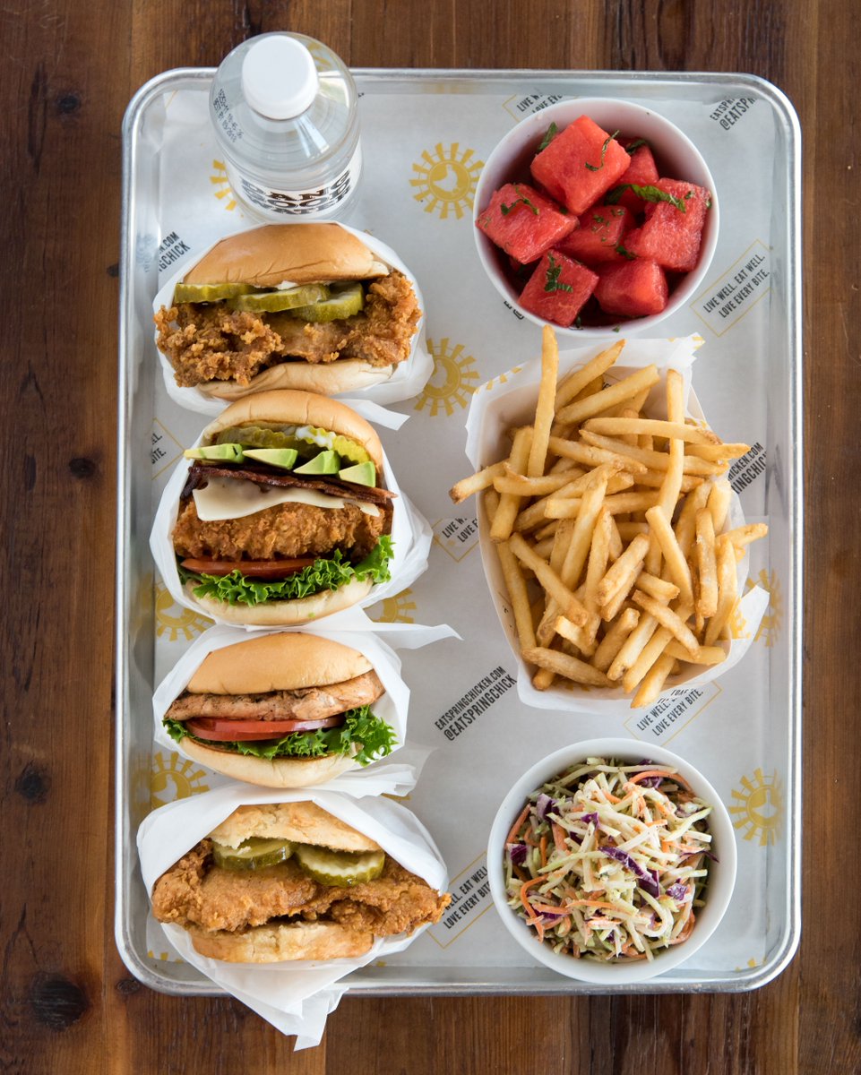 EatSpringChick's tweet photo. Friday lunch squad 😉 https://t.co/bhpNL5jmdk