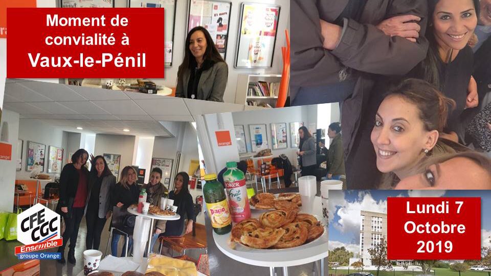 #Rencontre avec les #salariés #Orange de #VauxlePénil