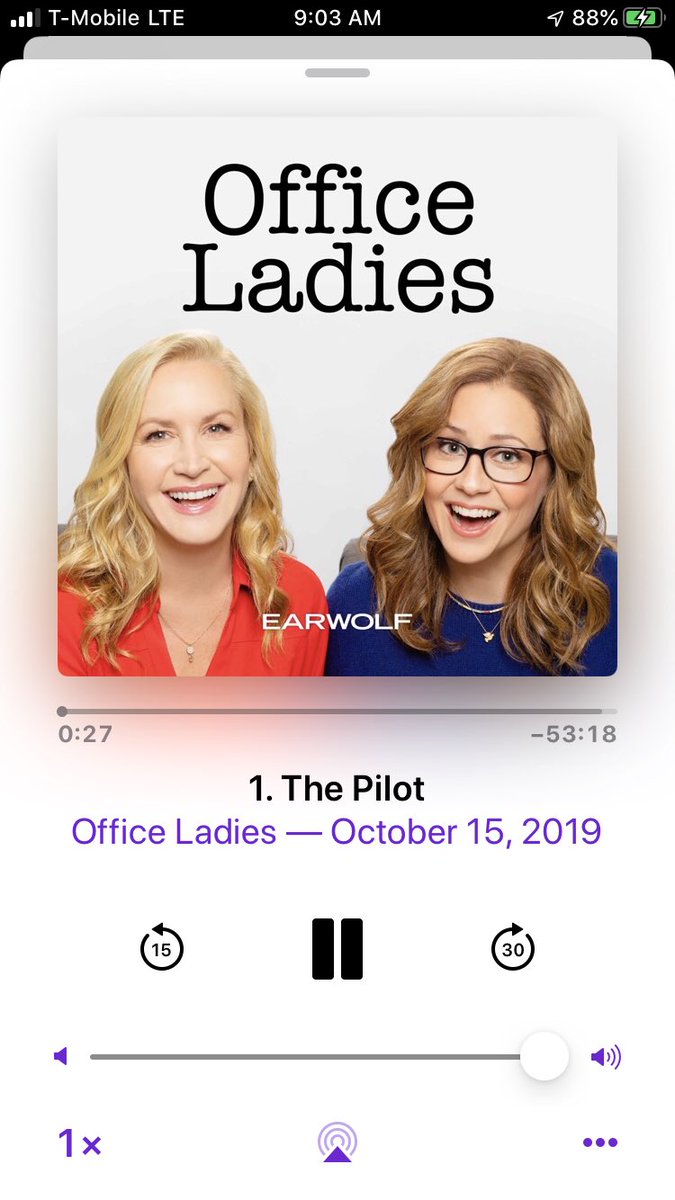 I am LOVING this. The best show of all time! @arielmalito and I have watched it through about 20 times <a href="/jennafischer/">Jenna Fischer</a> <a href="/AngelaKinsey/">Angela Kinsey🍩</a>