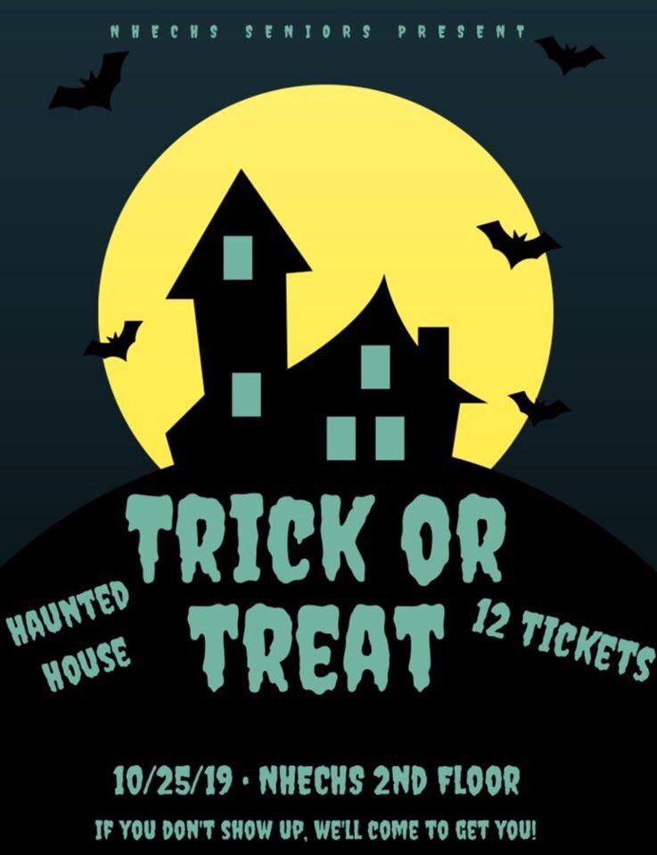 2020_NHECHS's tweet photo. Make sure to come support the seniors during the Fall Festival!Bring your family and friends to get spooked.🎃 https://t.co/wB3fBxrWTB