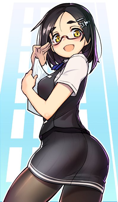 #ミニスカートの日 
だったということで描きたみたが・・・
途中でOLになったよ黒潮さんw 