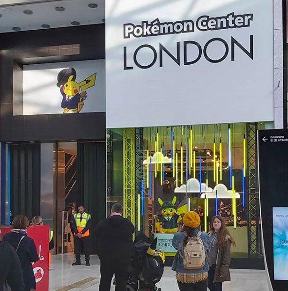 Went to the #pokemoncenterlondon the first time a Pokemon Center opened in the UK <a href="/PokemonNewsUK/">Pokémon UK</a>