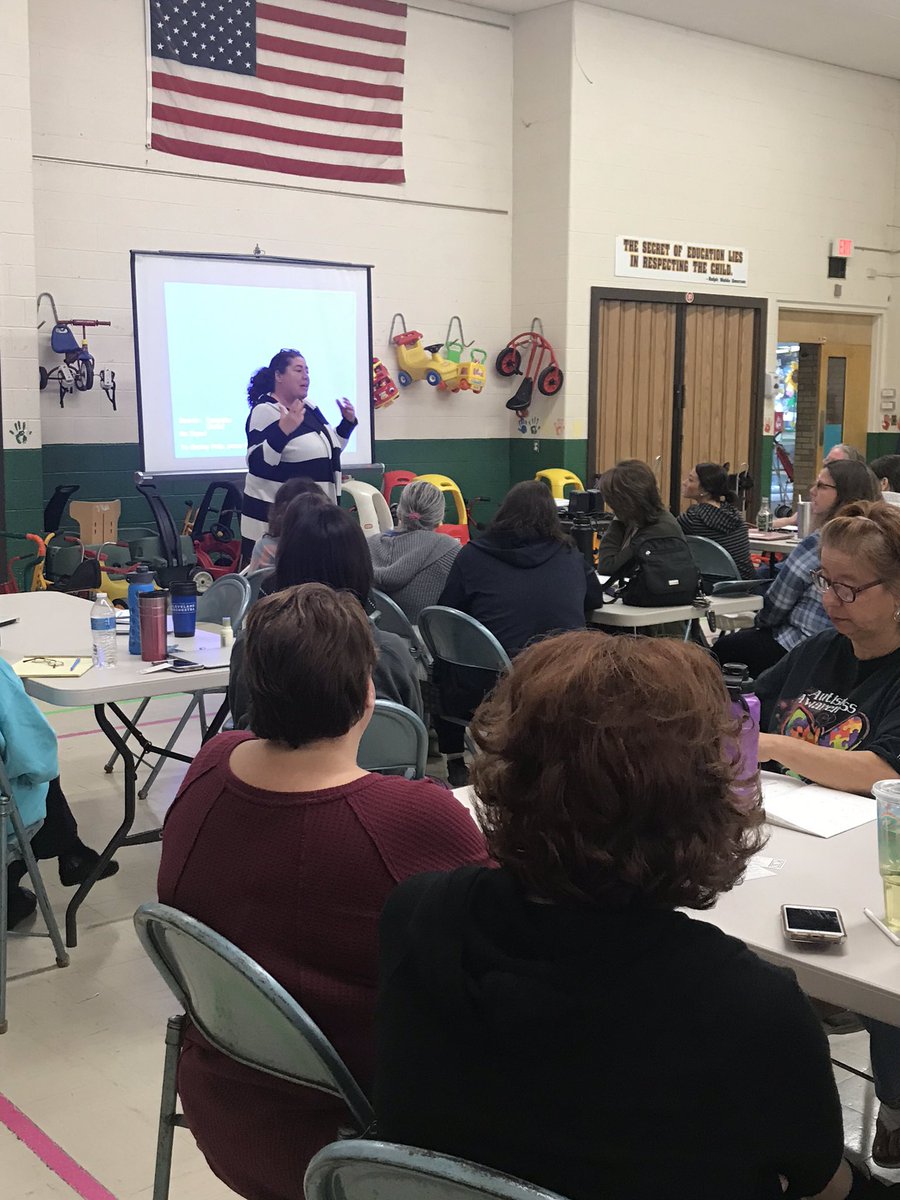 Wonderful presentations from Lara Svihlik, (Administrative Specialist) Hollee Anderson, (BCBA) and our Parent Mentor, Beth Carter! Our staff talked about PBIS initiatives/ strategies and accessing community resources... not to mention how we are assessing and utilizing curriculum