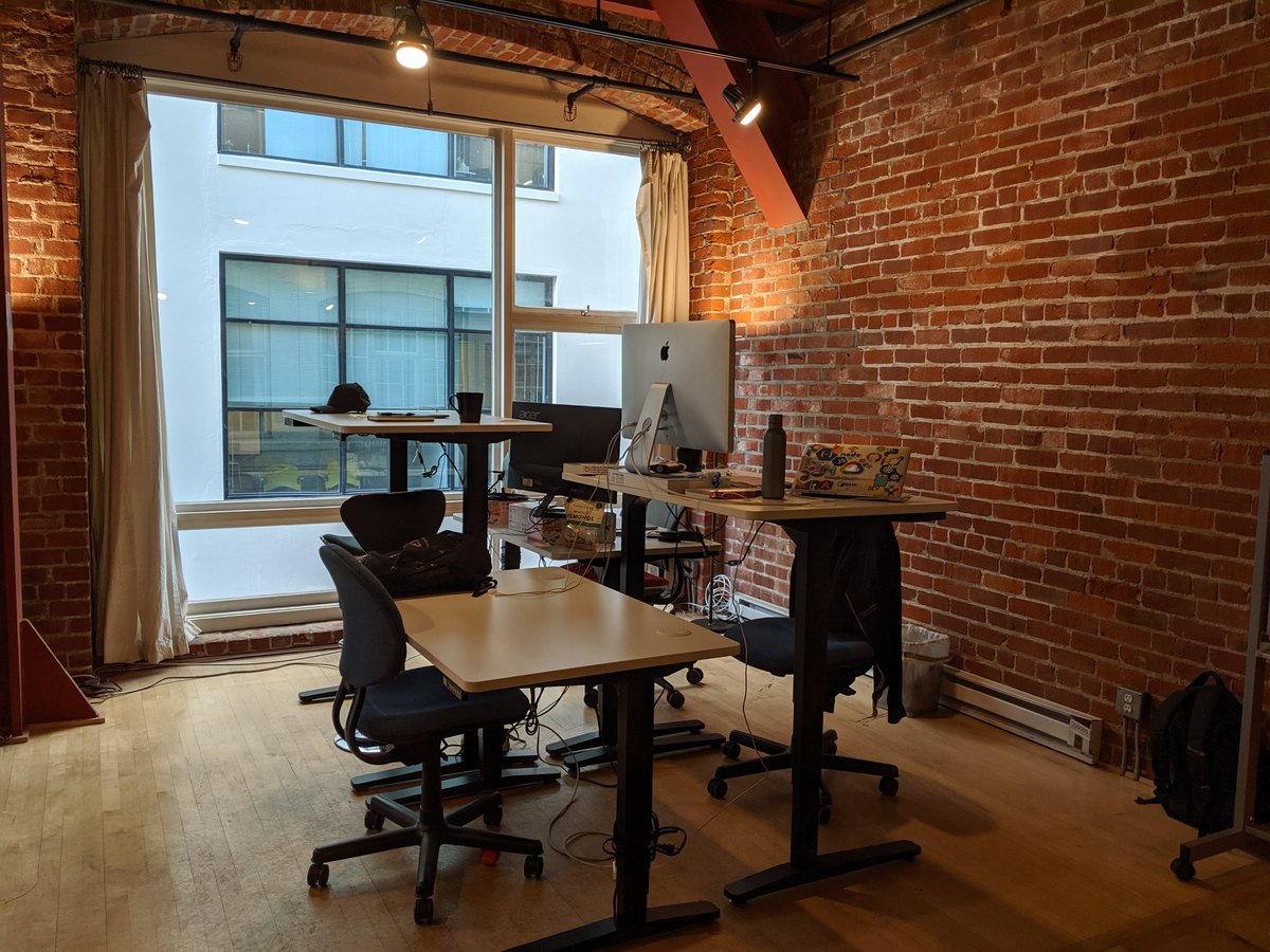 Vik (@vikram_tiwari) on Twitter photo Come work with us at <a href="/omnilabsinc/">Omni Labs, Inc</a>, we've got freaking standing desks haha
You will get to work with amazing colleagues and on challenging problems. Best perk by is to meet <a href="/TheSirGeorge/">The Sir George</a> every morning. ;)
Apply here: jobs.lever.co/omniinc and tell your friends about it! Come work with us at <a href="/omnilabsinc/">Omni Labs, Inc</a>, we've got freaking standing desks haha
You will get to work with amazing colleagues and on challenging problems. Best perk by is to meet <a href="/TheSirGeorge/">The Sir George</a> every morning. ;)
Apply here: jobs.lever.co/omniinc and tell your friends about it!
