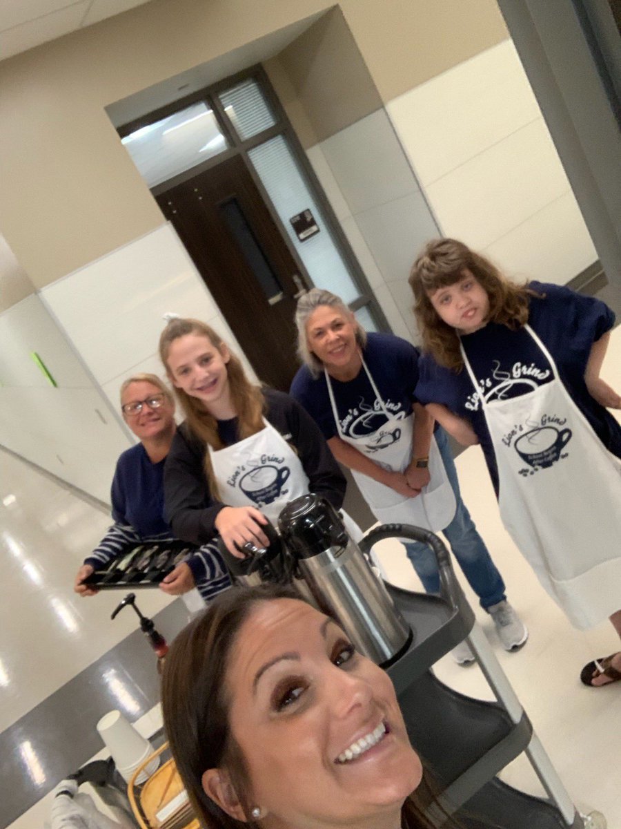 A Lion’s Grind Selfie!! No better way to start a Friday morning than with these precious smiles and a little coffee on the side! #LoVeOuRLiOnS #ReasonNumber4063 #WeAreFamily <a href="/edgar6mathclass/">Mrs. Edgar</a> <a href="/NispelLeann/">LeAnn Nispel</a> <a href="/MrsSedoffOHJH/">Mrs. Sedoff</a> @newtonohjh