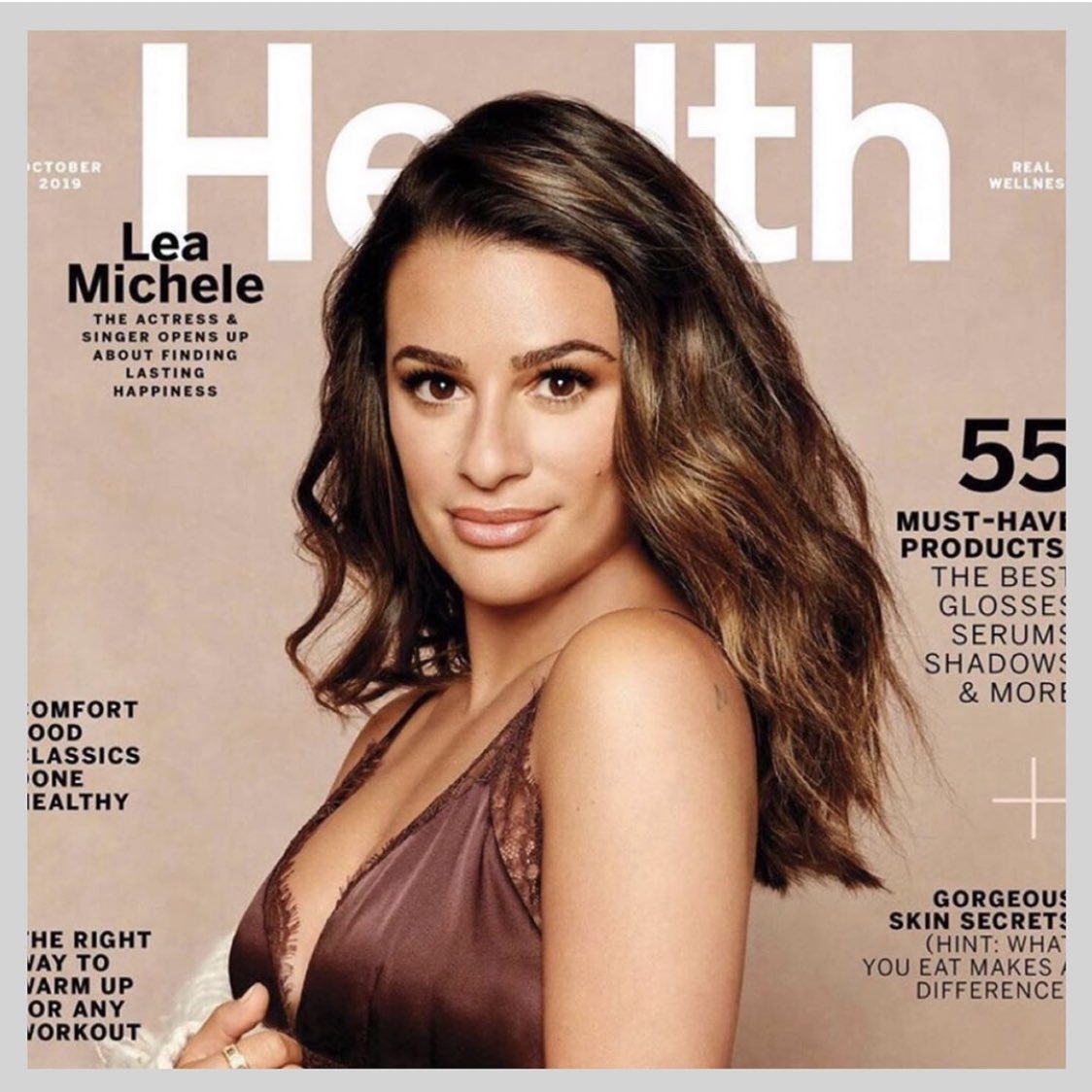 Glowing on the cover of @goodhealth 💫 <a href="/LeaMichele/">webdivagica</a> 💫 Color by #901artist <a href="/nikkilee901/">Nikki Lee</a>!