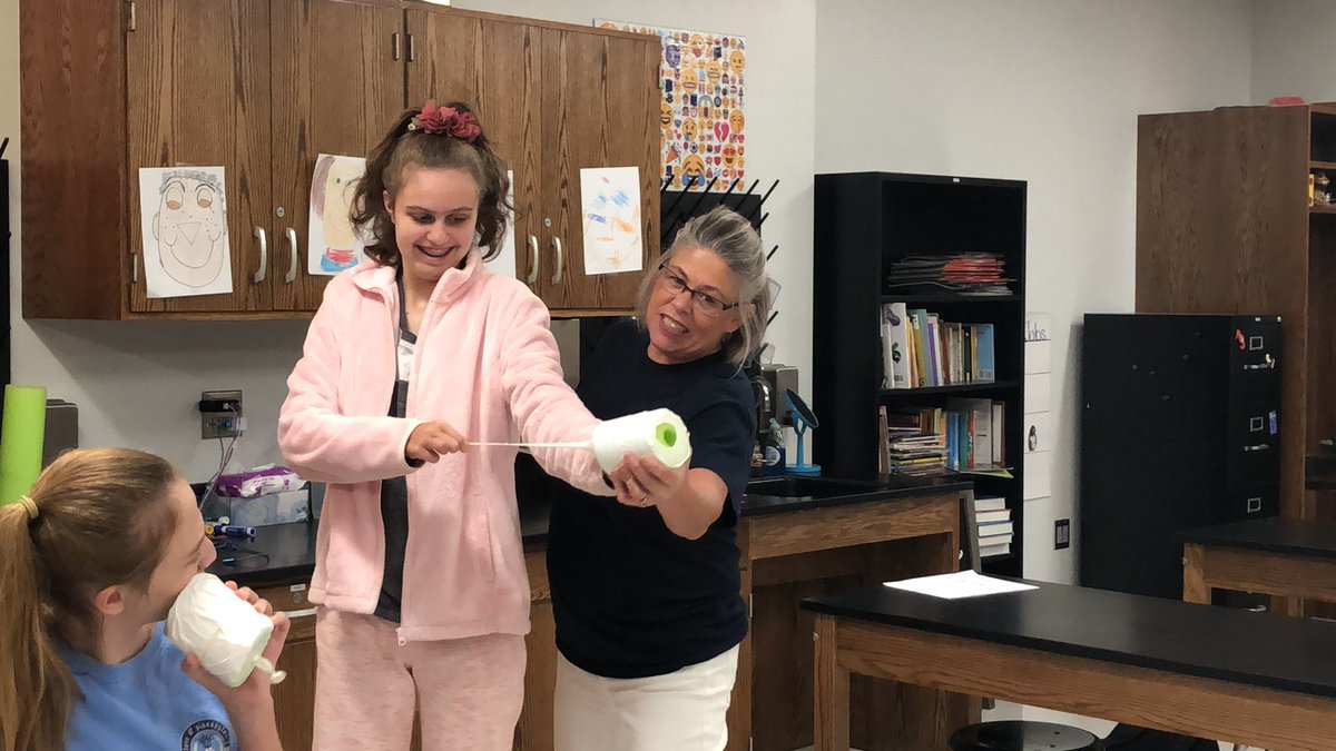 oakhillslions's tweet photo. Mrs. Nispel’s Lions had so much fun with their ‘Boo Boppers’ lesson! Learning how far differently weighted objects will travel! 🍬 🎲 ♟ #LionsLearning #STEMedu @NispelLeann @MrsSedoffOHJH @newtonohjh @ohjhschoolnews https://t.co/N12zTIRqU1