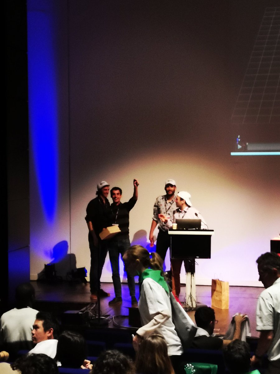 MPRangevin's tweet photo. Mais c'est quand même un @MPRangevin qui remporte le prix du public ! @SOFMERofficiel #sofmer2019 #Bordeaux #Angers https://t.co/kVnYSMOa4r