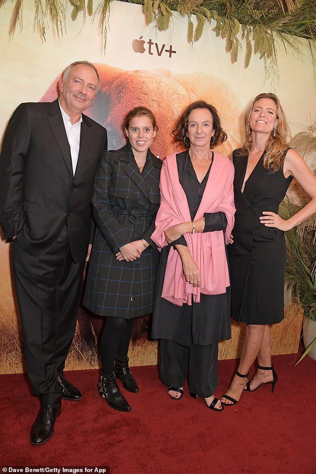 HRHBeaOfYork's tweet photo. Princess Beatrice attends the Apple's "The Elephant Queen" Screening on October 17, 2019 in London, England. @yorkiebea https://t.co/RWc7XteOq6
